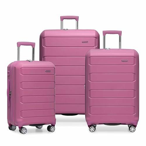 Traveler's Choice Pagosa - Equipaje rígido con Ruedas giratorias expandible e Indestructible