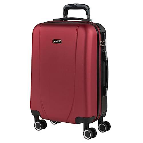 ITACA - Maleta de Cabina 55x40x20 - Maletas De Viaje Cabina Rígidas Trolley con 4 Ruedas Dobles para Avion Ligera Equipaje De Mano Candado de Combinación