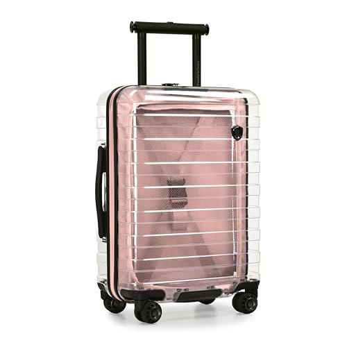Traveler's Choice Transparent Hardside Spinner Luggage