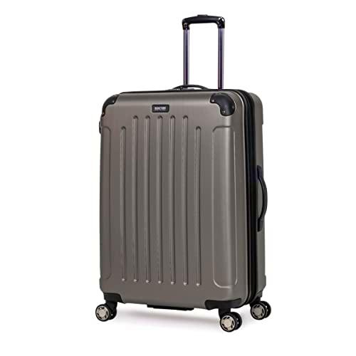 Kenneth Cole REACTION 28" Abs 8 Ruedas Vertical, Silver (Plateado)