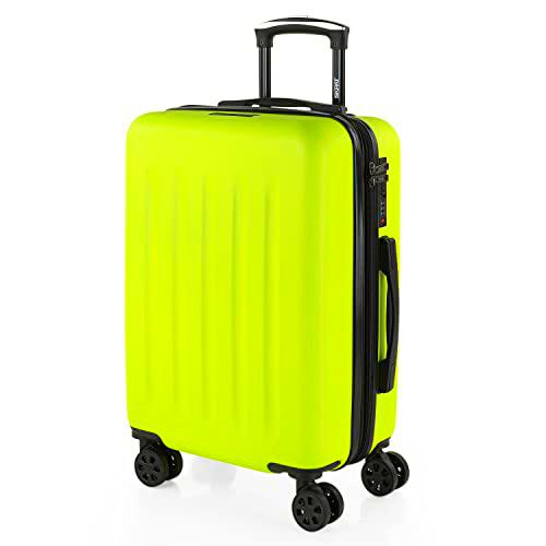 SKPAT - Maleta de Cabina 55x40x20 - Maletas De Viaje Cabina Rígidas Trolley con 4 Ruedas Dobles para Avion Ligera Equipaje De Mano Candado de Combinación