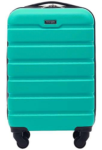 Wrangler 20" Spinner Carry-On Luggage, Teal