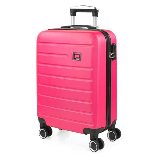 SKPAT - Maleta de Cabina 55x40x20 - Maletas De Viaje Cabina Rígidas Trolley con 4 Ruedas Dobles para Avion Ligera Equipaje De Mano Candado de Combinación