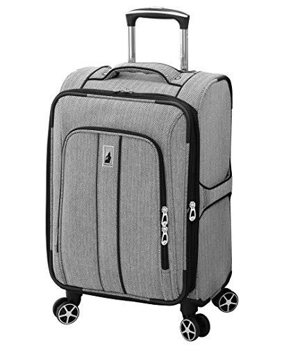 London Fog Newcastle Softside - Maleta giratoria expandible