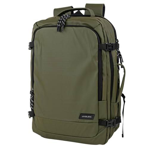 Jaslen - Mochila Viaje Cabina Avion Maleta Ligera Para Avión De Mano Con Compartimentos