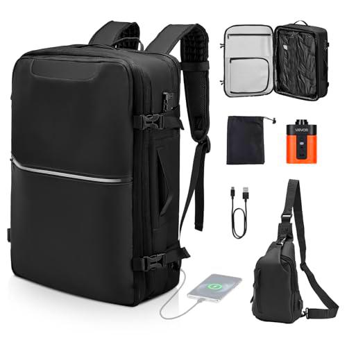 VEVOR Mochila de Viaje al Vacío de 80 L, Expandible