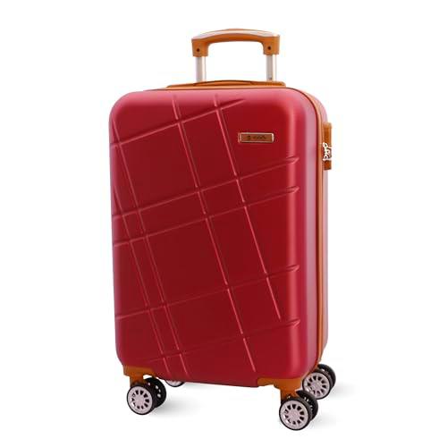 El Caballo - Maleta de cabina rígida 55x40x20 | Equipaje de mano ligero de 4 ruedas 360º | Compatible con Ryanair