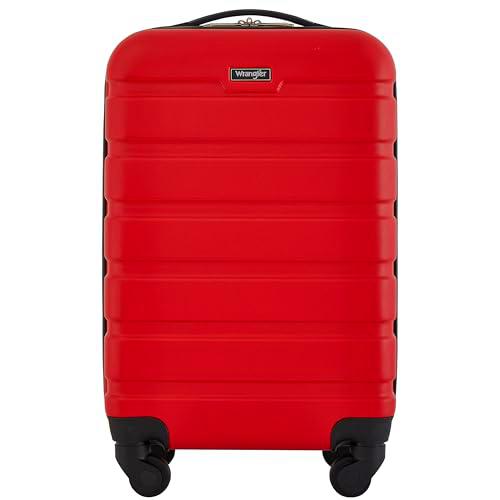 Wrangler Equipaje Giratorio de Mano rígido, Rojo Salsa