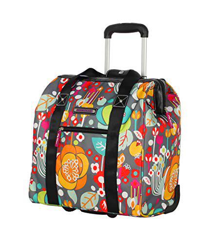 Lily Bloom Design Pattern Carry on Bag Wheeled Cabin Tote (Bliss)