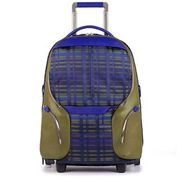 Piquadro Coleos Trolley para portátil, Azul (BLU)